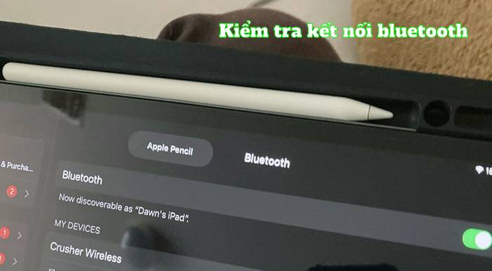 apple pencil 2 sạc không vào pin 