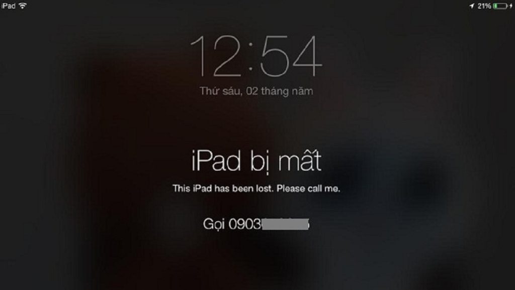 iPad bị dính iCloud do tài khoản bị đánh cắp