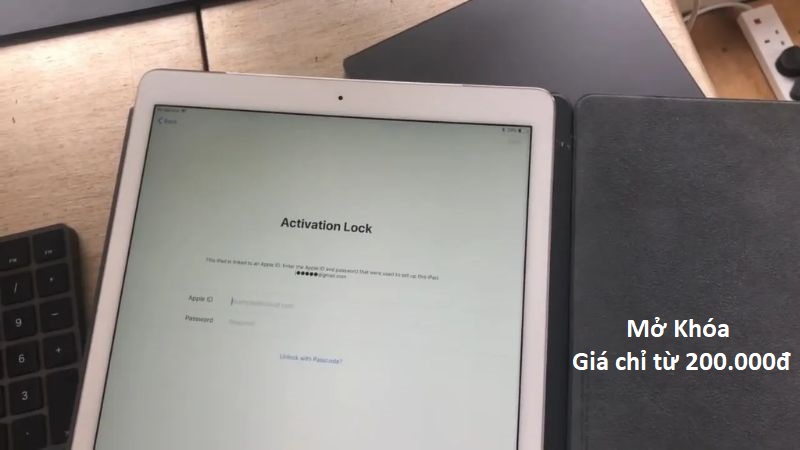 giá mở khóa ipad chỉ từ 200.00đ