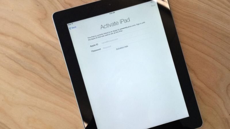 mở khóa iCloud iPad gen 6 giá rẻ