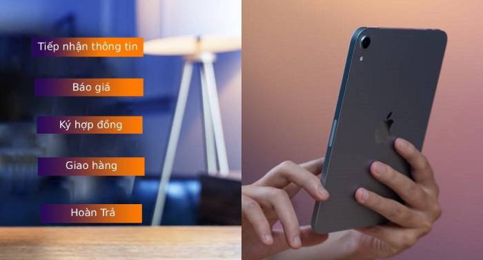 thuê iPad tại thủ đức có thủ tục đơn giản