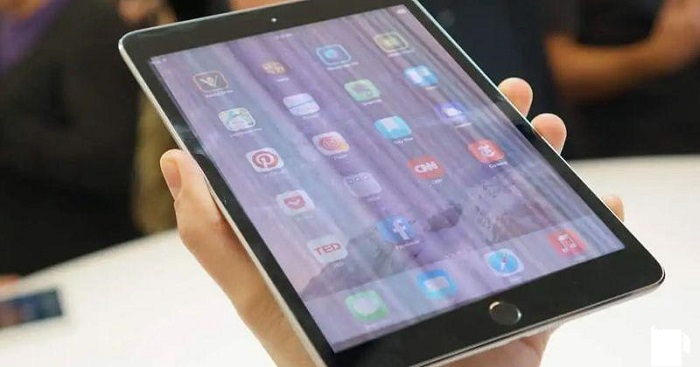 iPad dính iCloud sọc màn hình