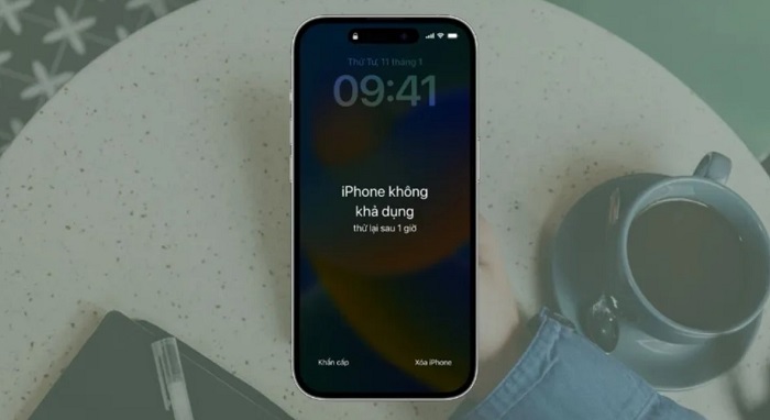 tình trạng bị khóa iCloud