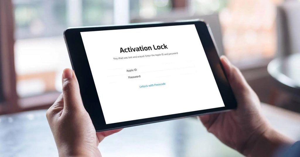 thông báo activation lock khi iPad bị dính iCloud khi reset